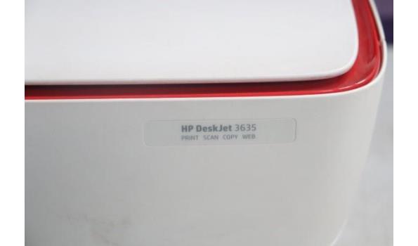 All-in one printer HP, type Deskjet 3635, werking niet gekend